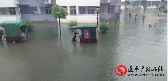 愛民家園一片汪洋！