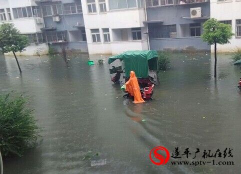 愛民家園一片汪洋！